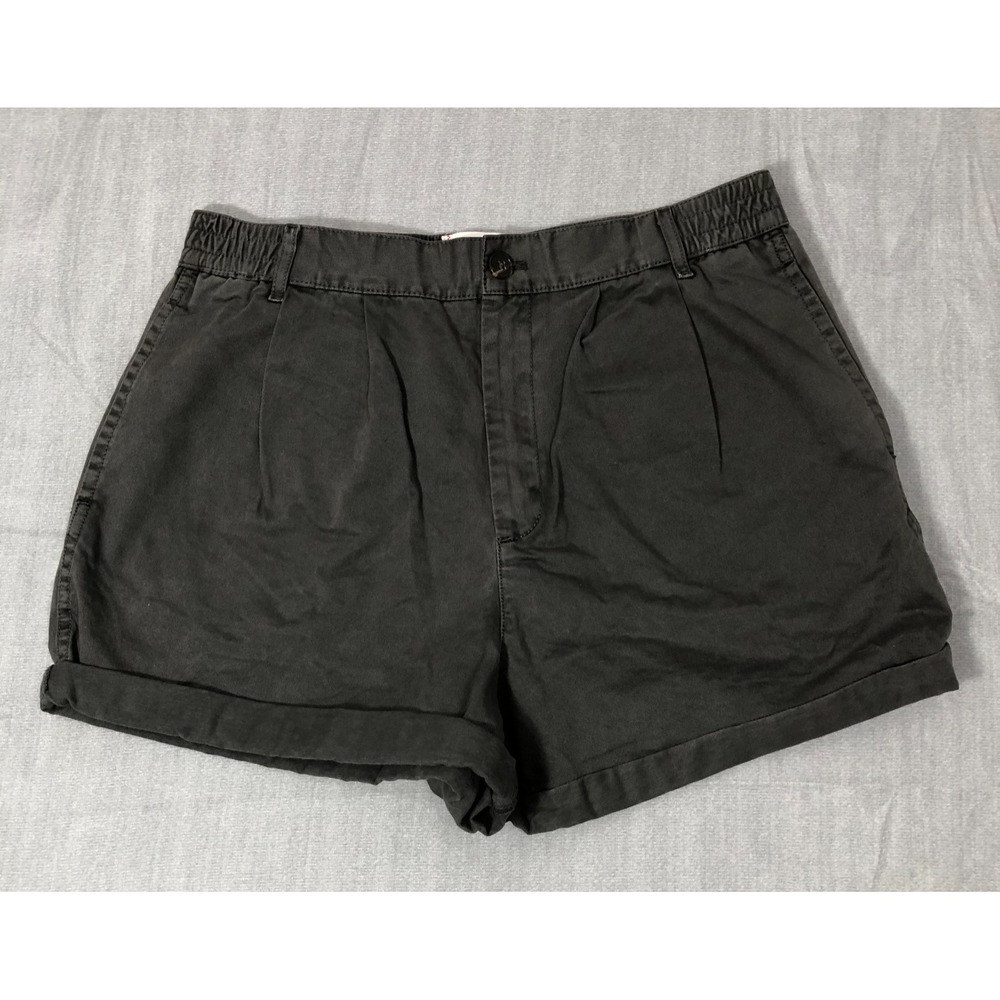URBAN OUTFITTERS BDG Shorts Women Medium Brown Cuffed Elastic Waist 3.5" Inseam